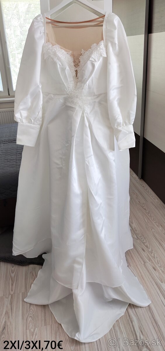 Svadobné šaty 2Xl/3Xl