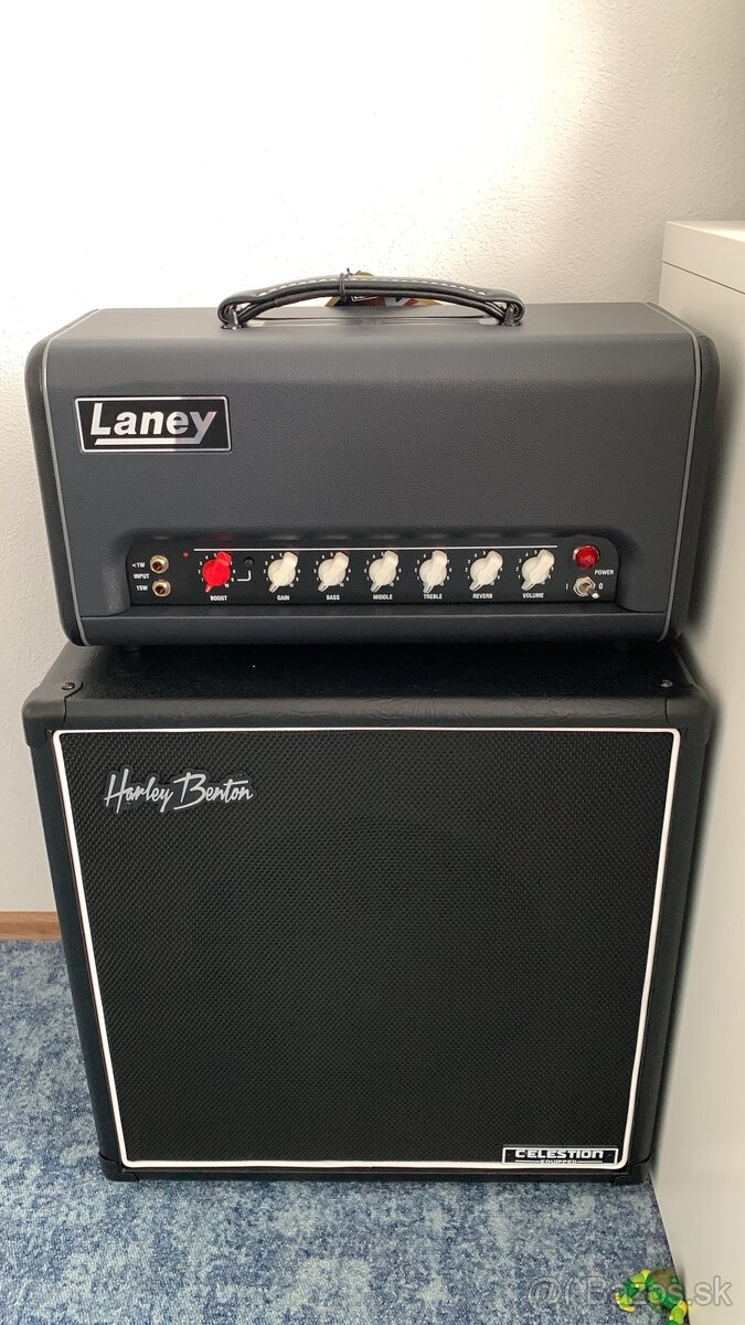 Laney CUB Super Top + Harley Benton G112 Celestion V30