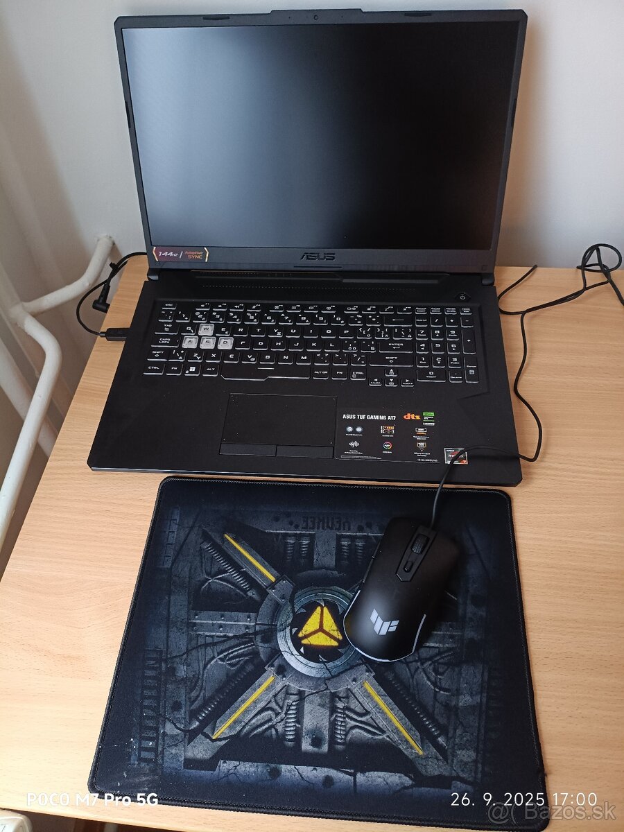 Notebook Asus TUF Gaming A17 (FA706NFR-HX044W) čierny