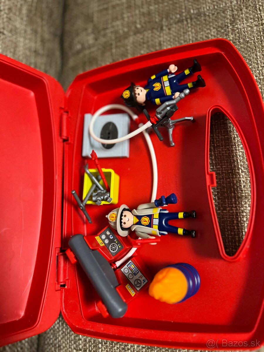 Playmobil hasičský kufrík