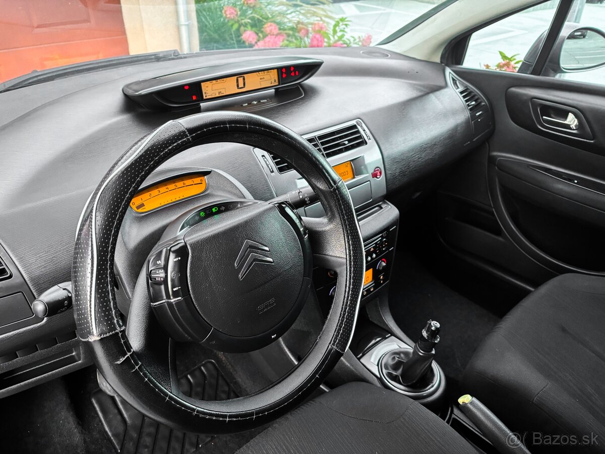 Citroen C4 1.6 16V 80kw 2008 179tkm, klíma, tempomat