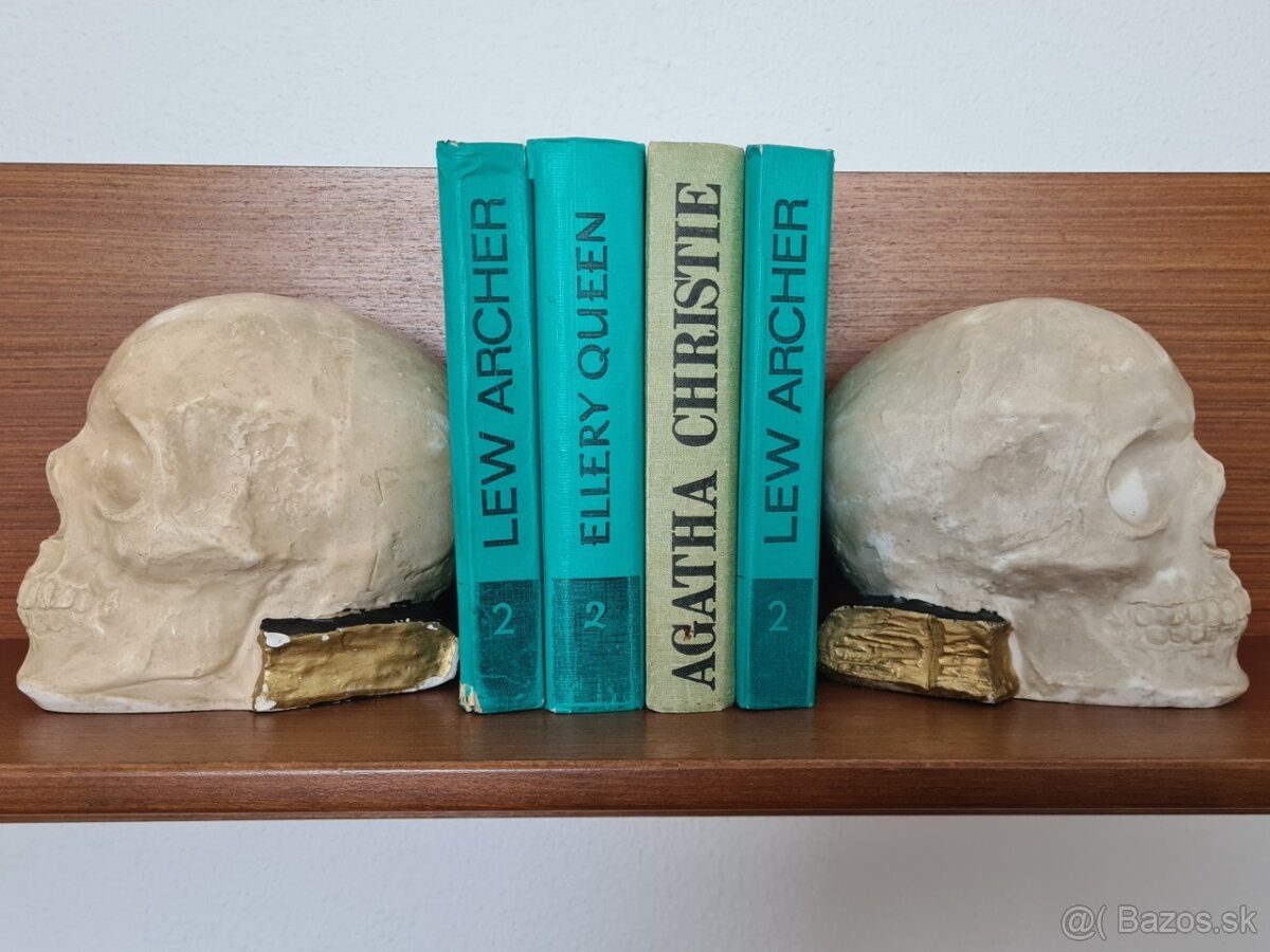 Zarážky na knihy Skulls