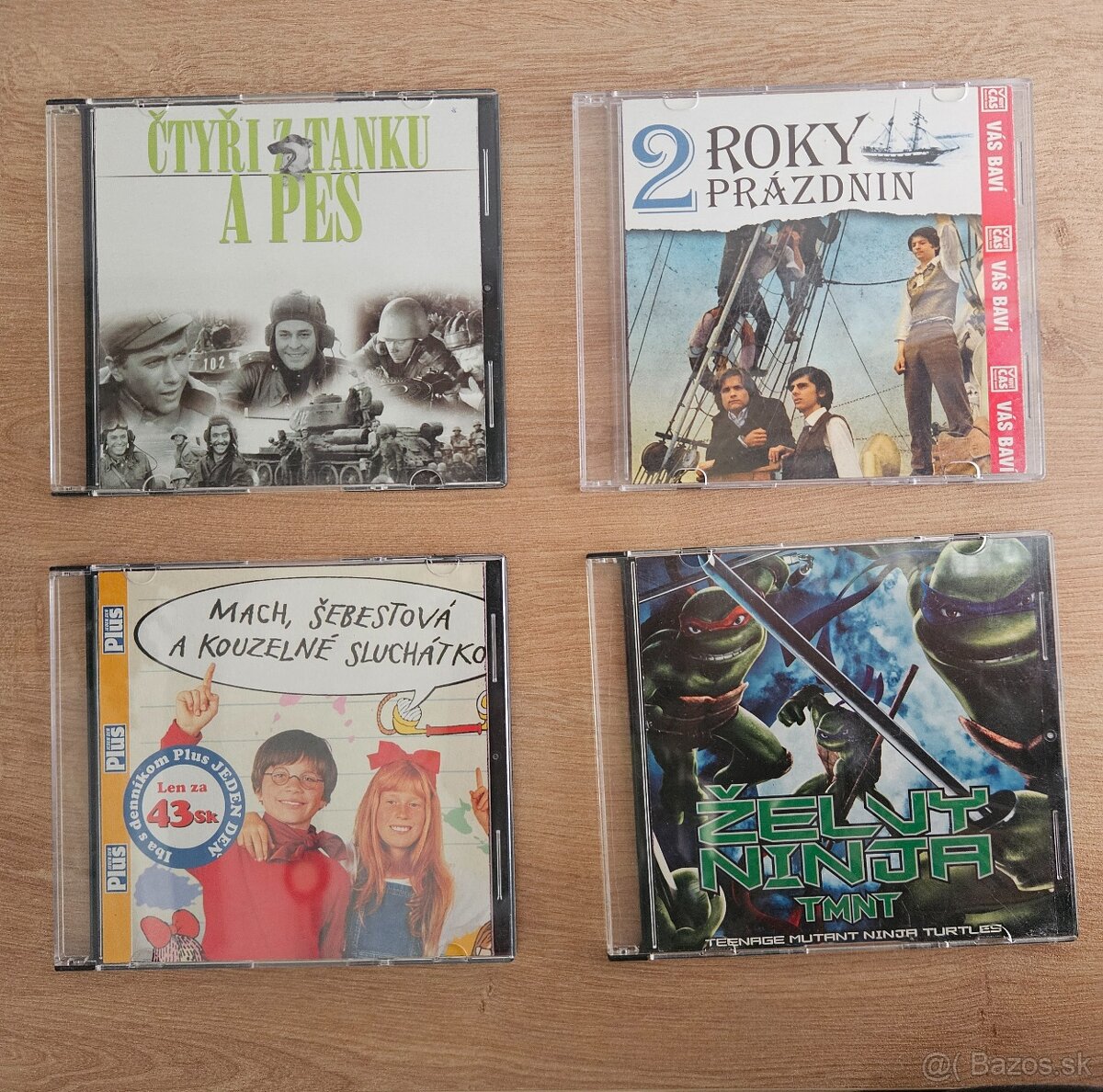 LACNO: Originalne DVD filmy a rozpravky 10 ks