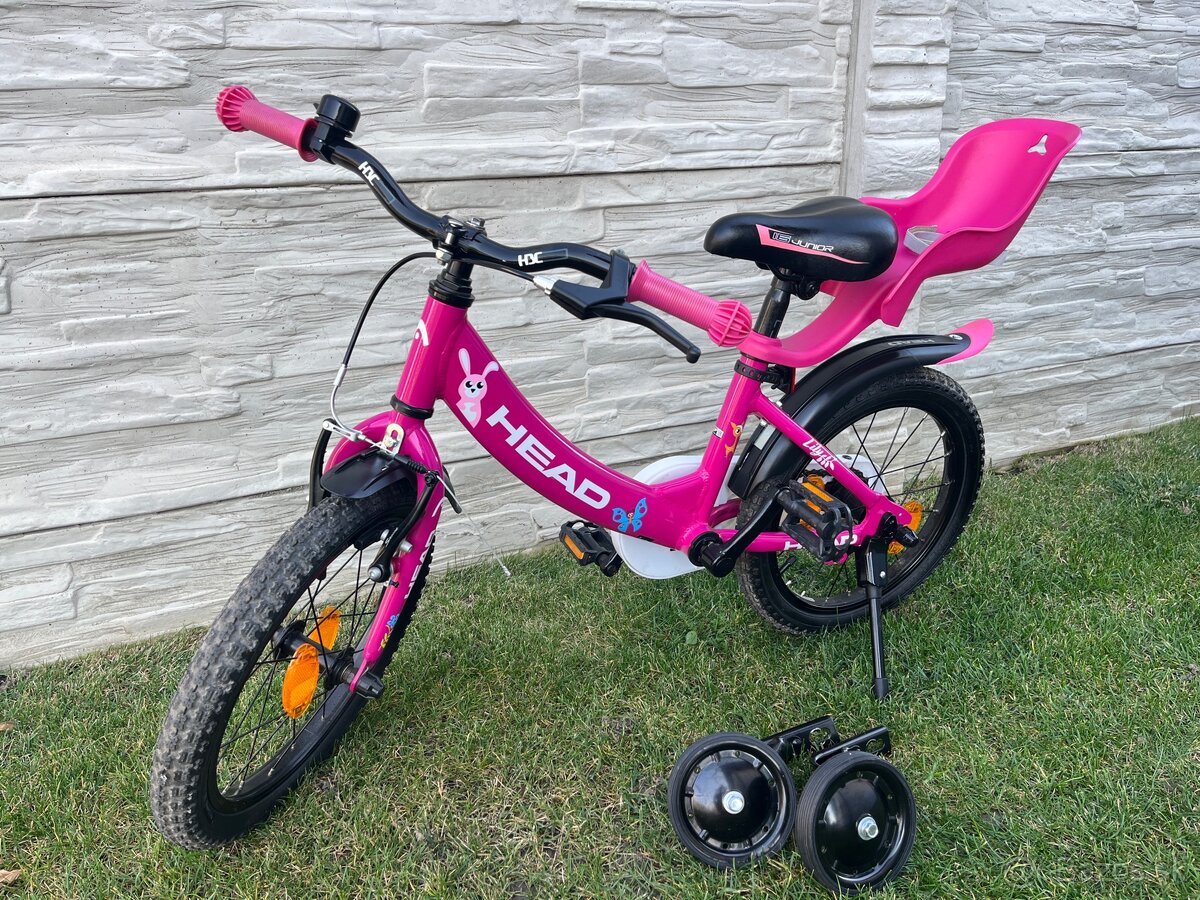 Detský bicykel Head ALFI 16, ružový