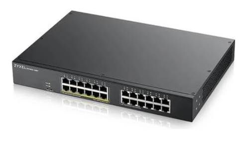 Zyxel GS1900-24EP, 24-port GbE L2, 12 Port PoE Smart Switch,