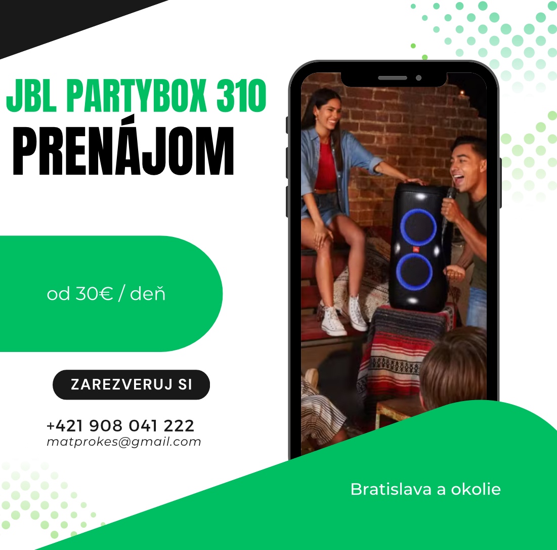 Prenájom JBL PartyBox 310