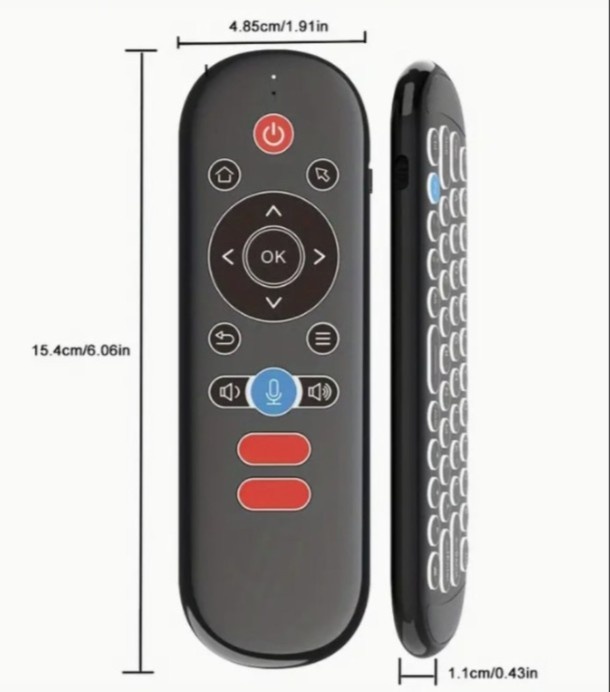 Ďiaľkové ovládanie s klávesnicou