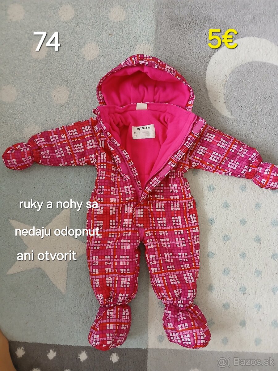 Dievcensky zimny overal 74 - tri druhy