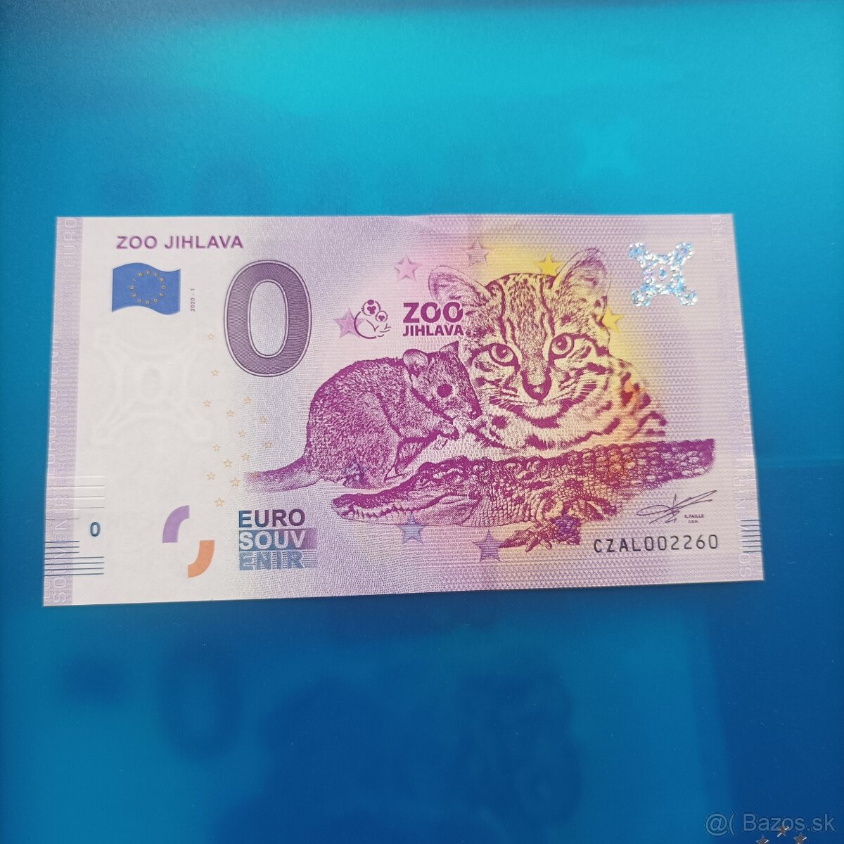 0 euro souvenír Zoo Jihlava