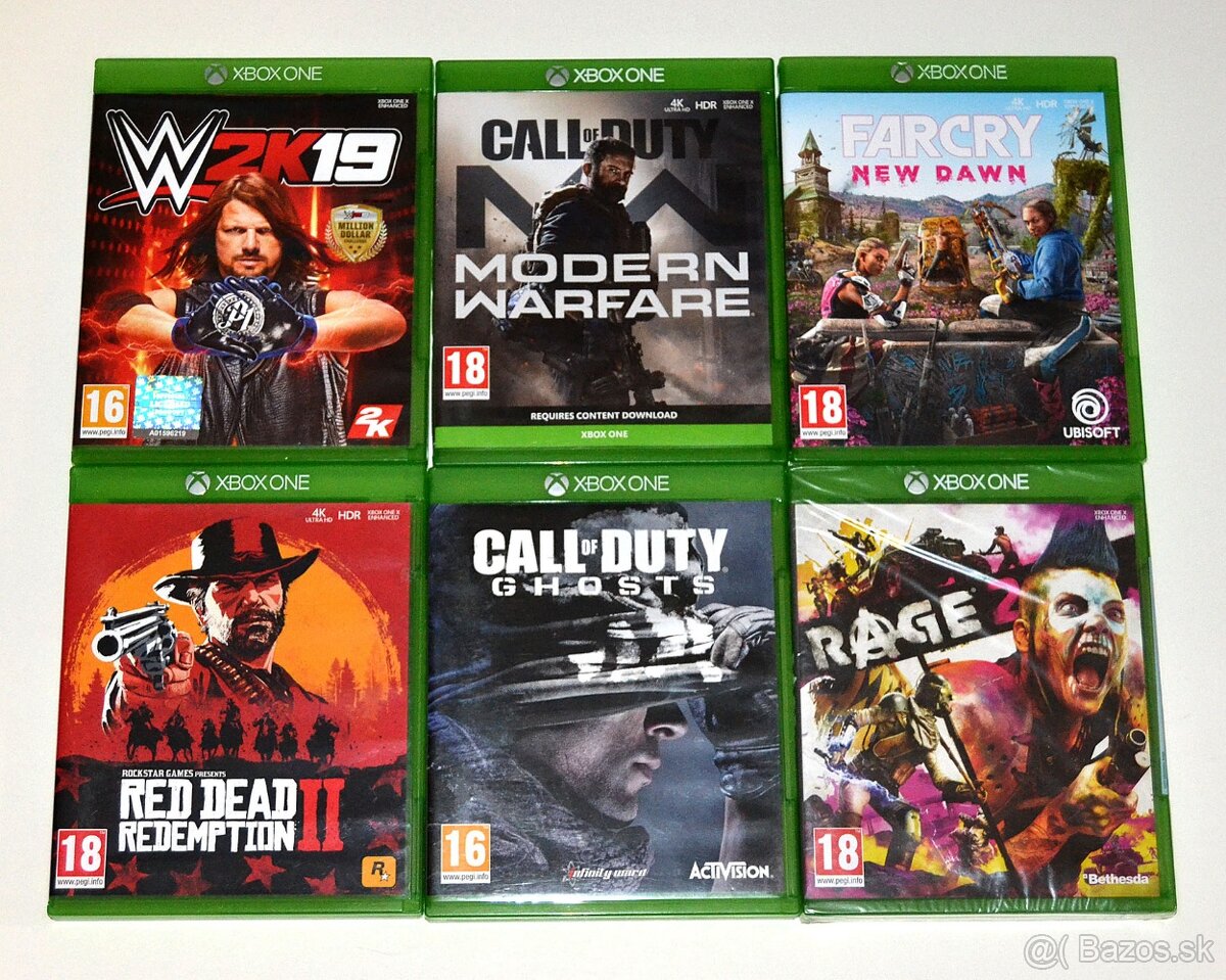 Hry pre Xbox One FIFA, Minecraft, Assassin's Creed..