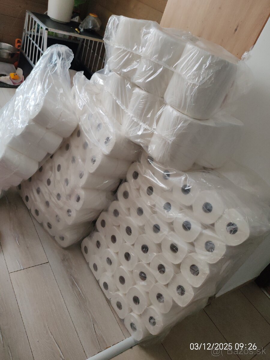 Toaletný papier kuchynské rolky