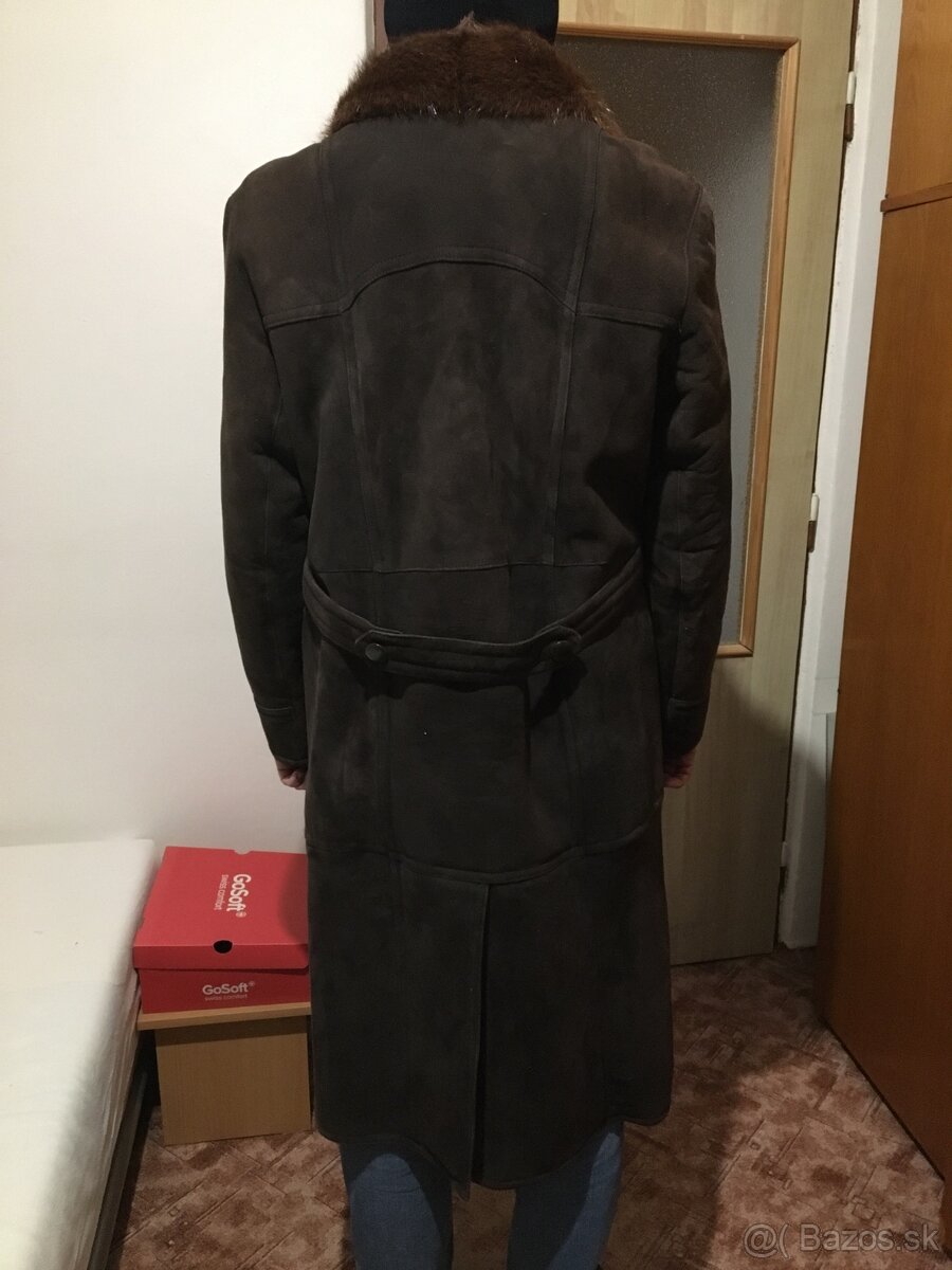 Ponukam šitý hnedý pánsky kožuch
