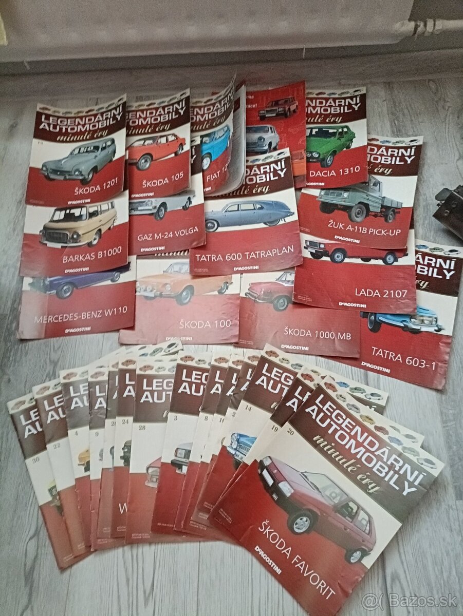 Legendárni automobily 23ks+casopis