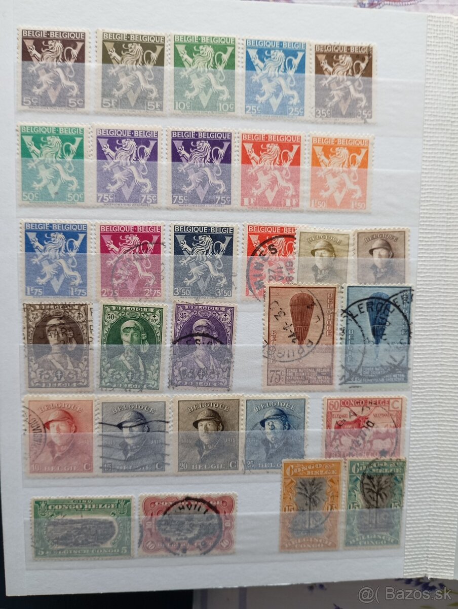 Belgicko a ich kolónie.