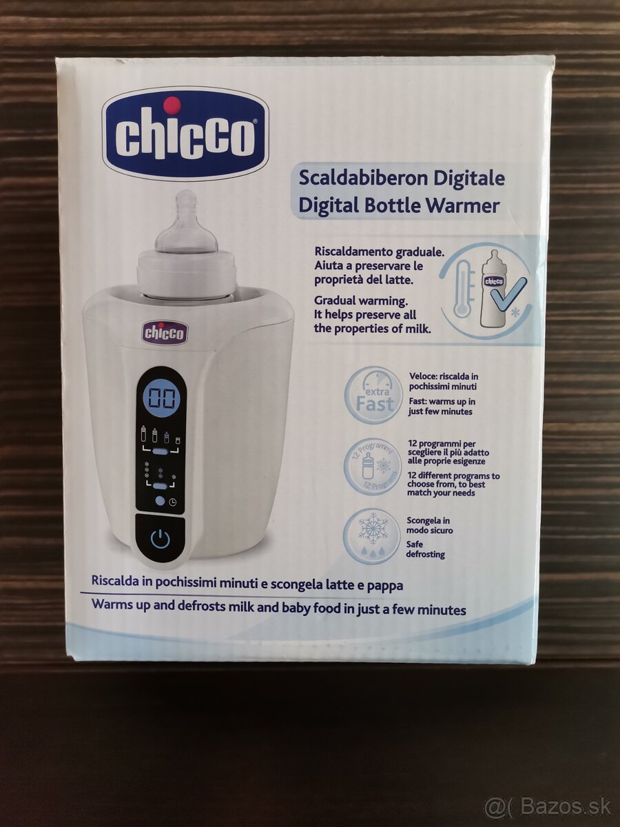 Chicco digitálny ohrievač fliaš