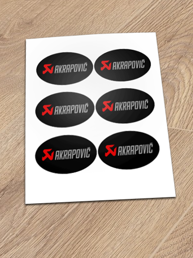Predám nálepky akrapovic