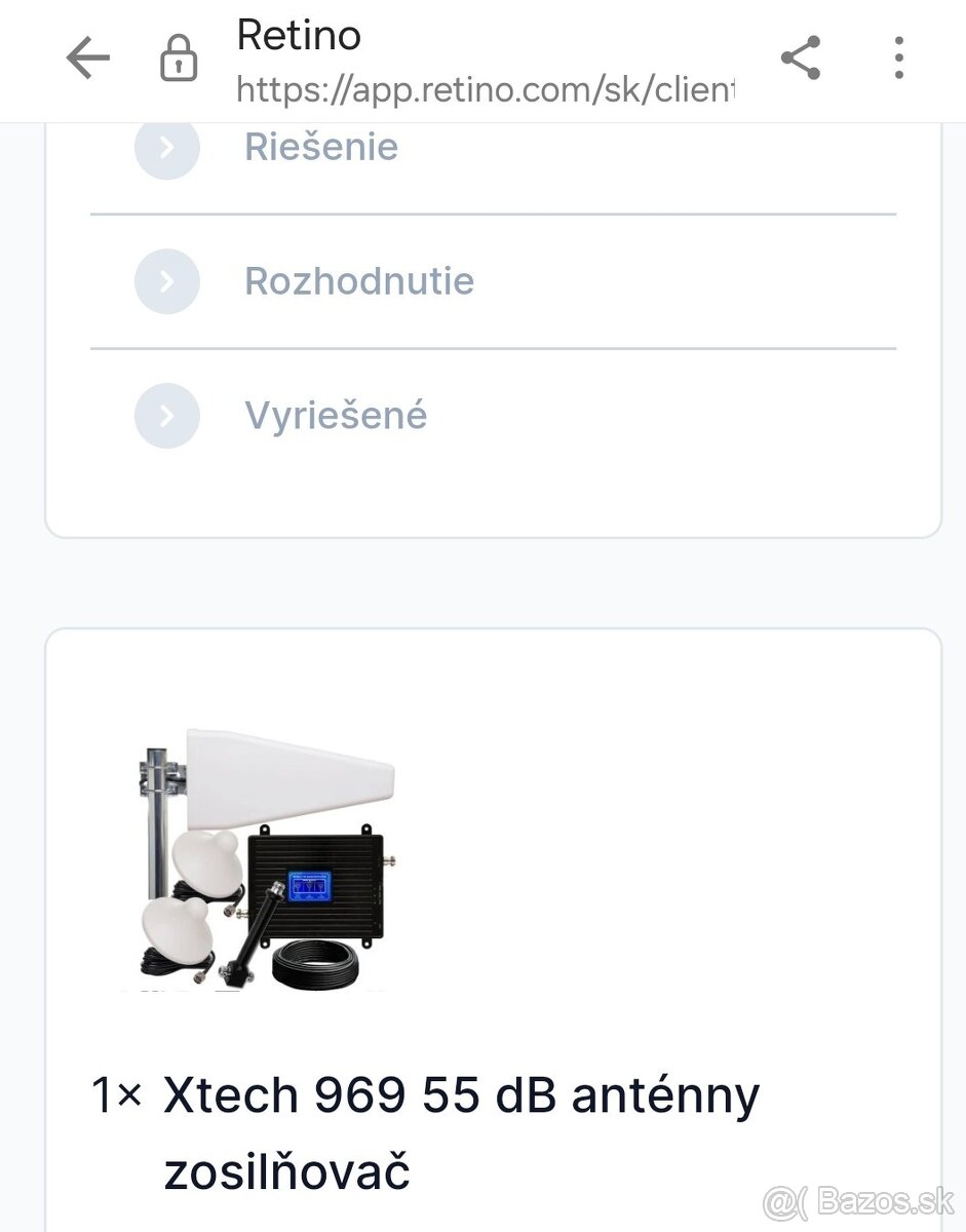 Zosilovač signálu 2G,3G,4G