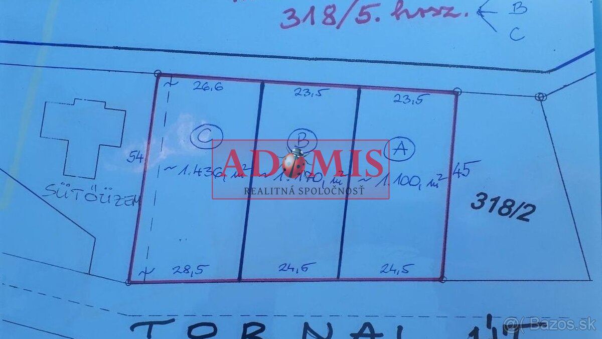 ADOMIS – ponúkame na predaj stavebný pozemok v obci Hídvegar