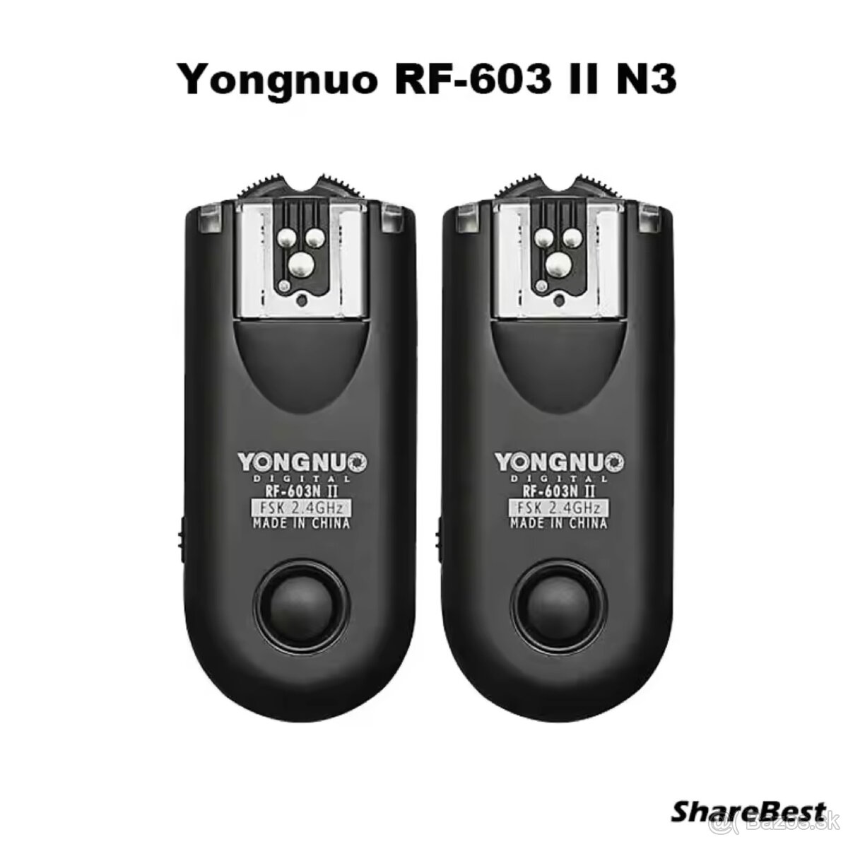 Yongnuo RF-603 II N3 – 2× vysielače/prijímače pre Nikon