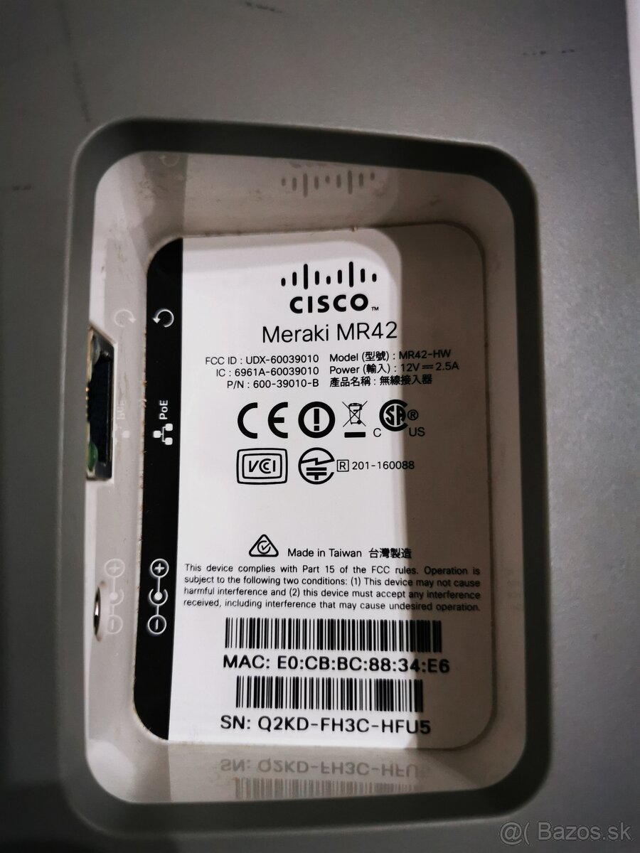 Cisco Meraki MR42 Access Point