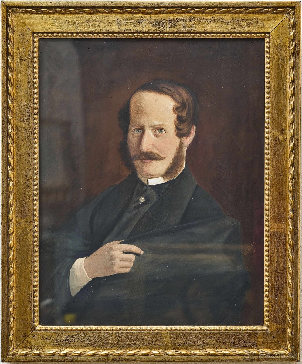 Portrét muža - Friedrich Ditmar 1817-1901