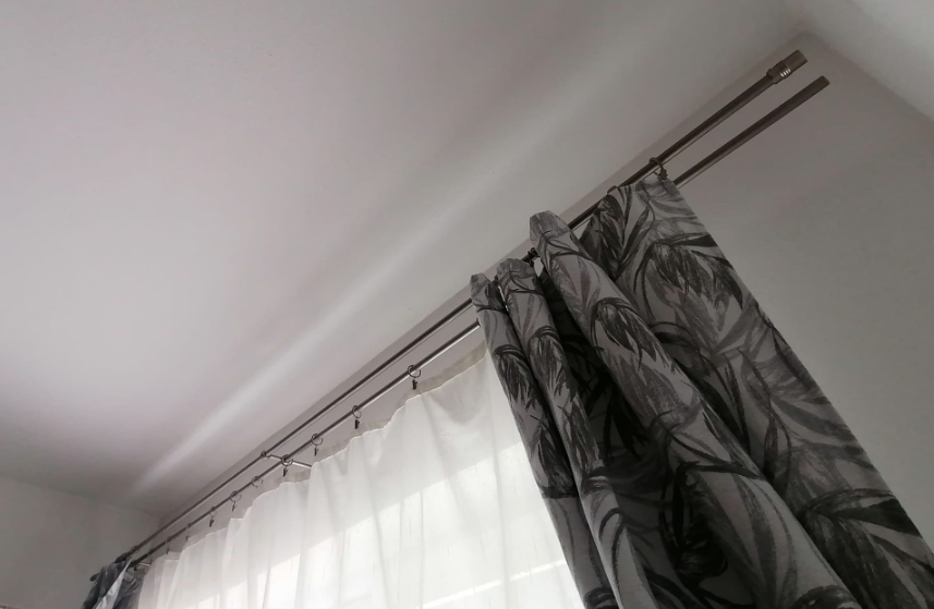 garniza 275cm chrom - dvojtyč