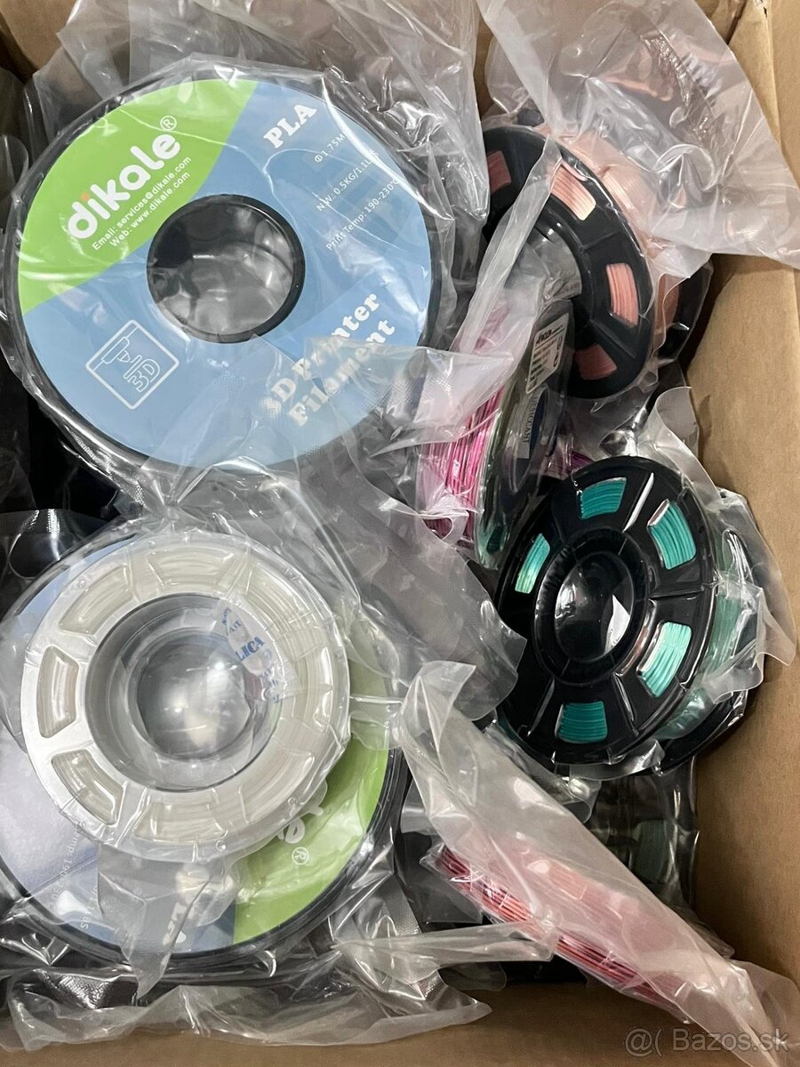 Rôzne vlákna do 3d tlačiarne