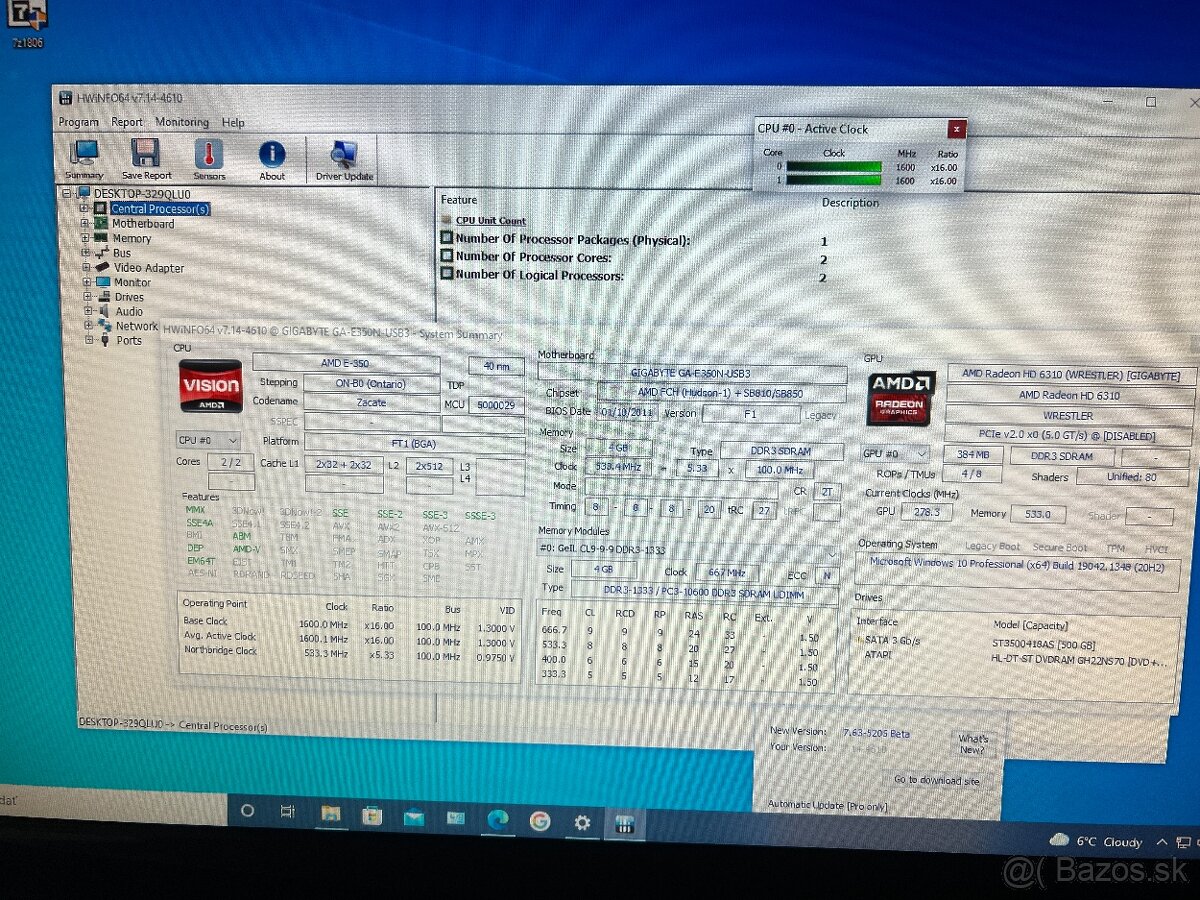 PC,Počitač , Windows 10 pro cena 70 eur iba pc