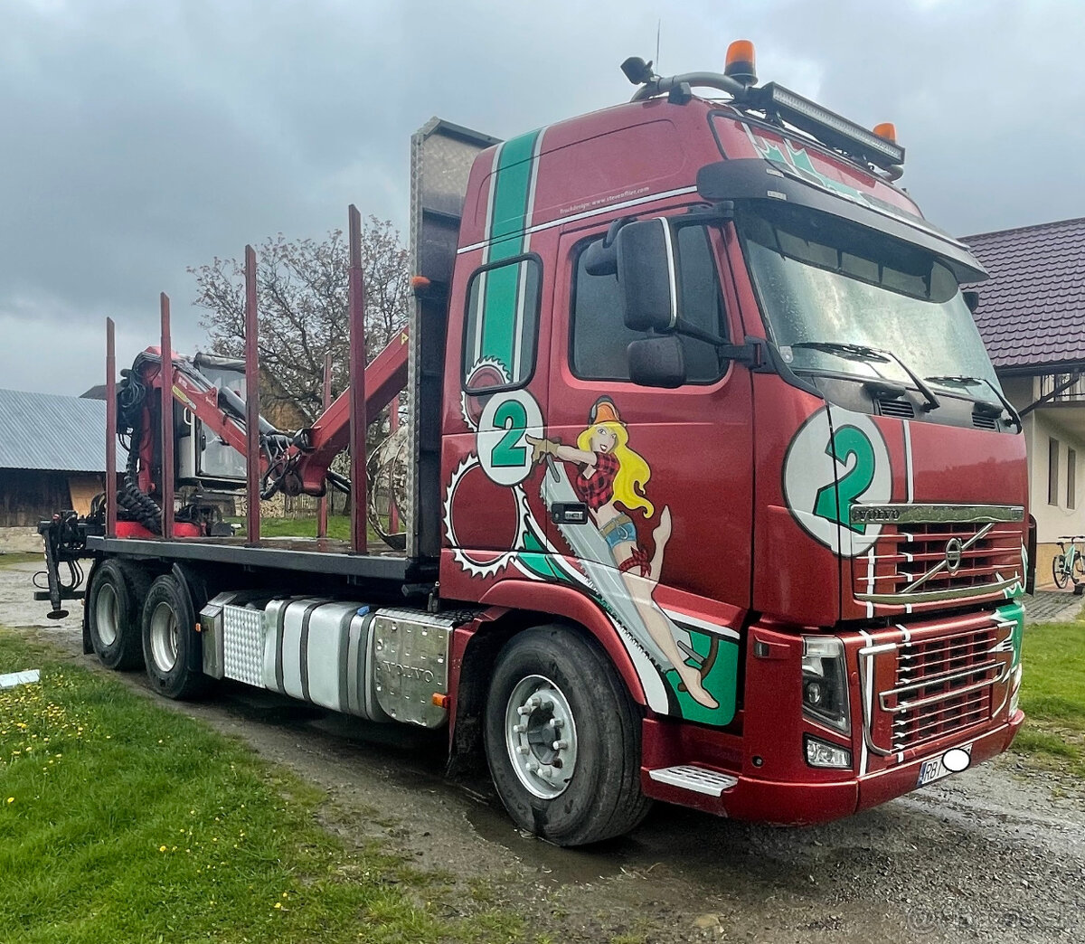 VOLVO FH16 700 6x4 Lesovoz HR Palfinger Epsilon M110L