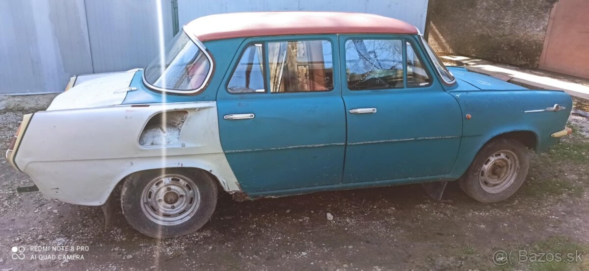 Predám Škodu 1000 MB Žiabrovku rok 1966