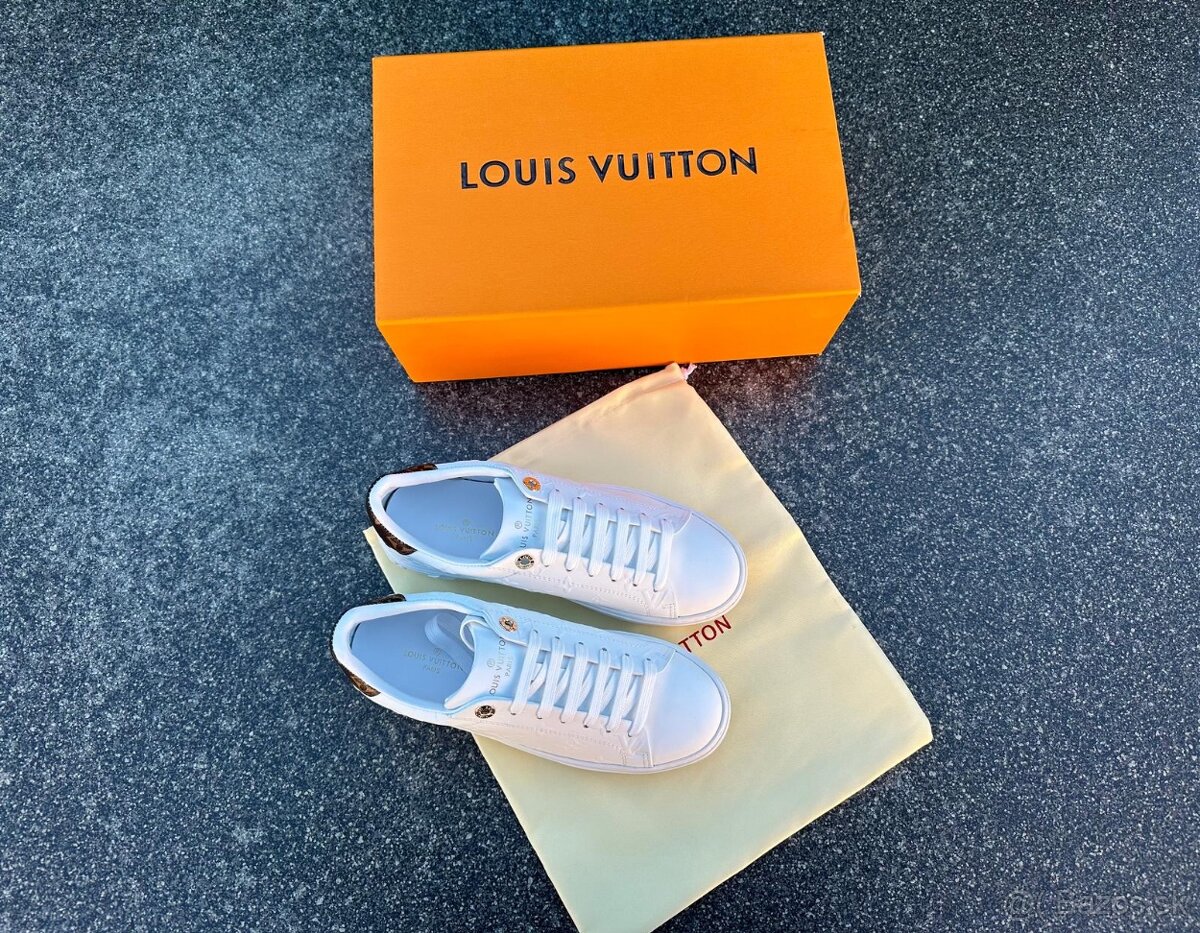 Louis Vuitton tenisky zenske biele komplet balenie