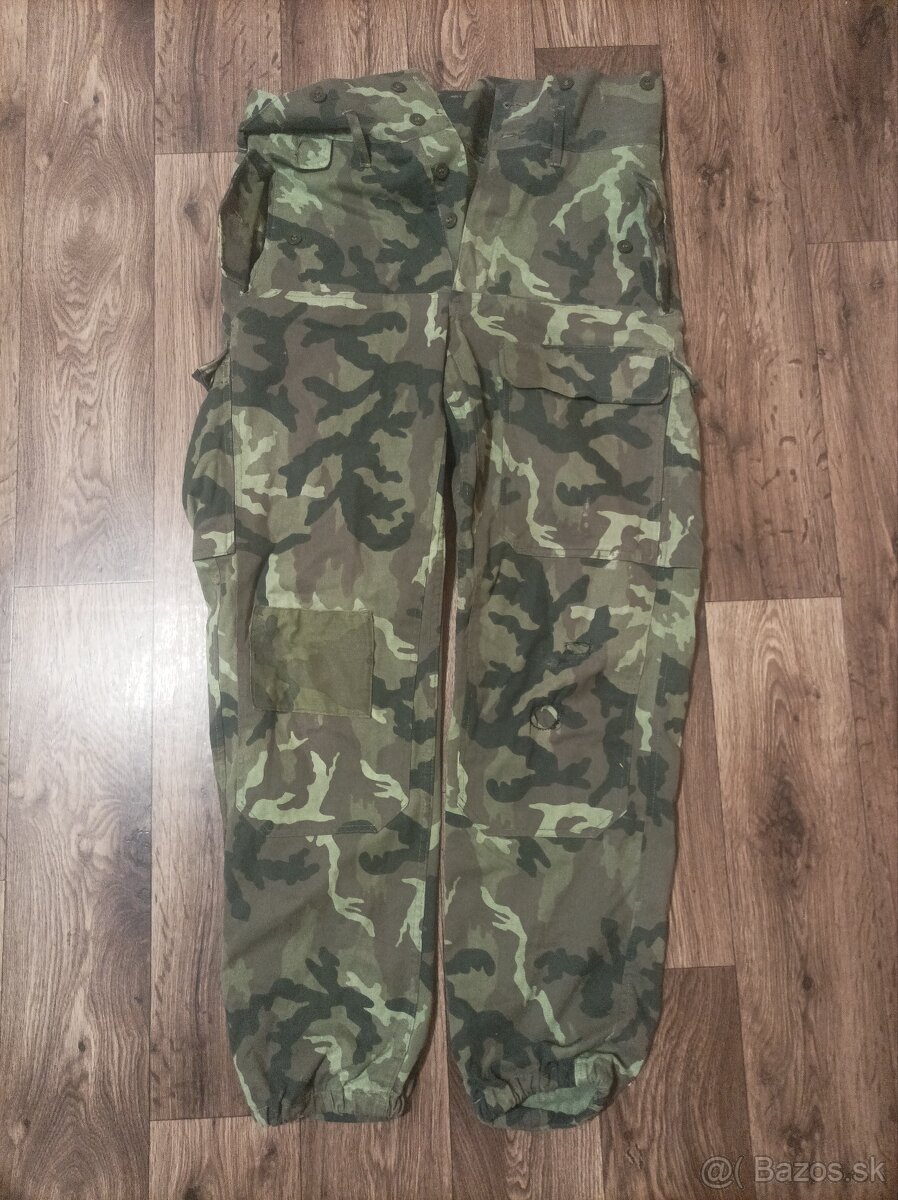 Predám originál vojenské maskáče a kanady