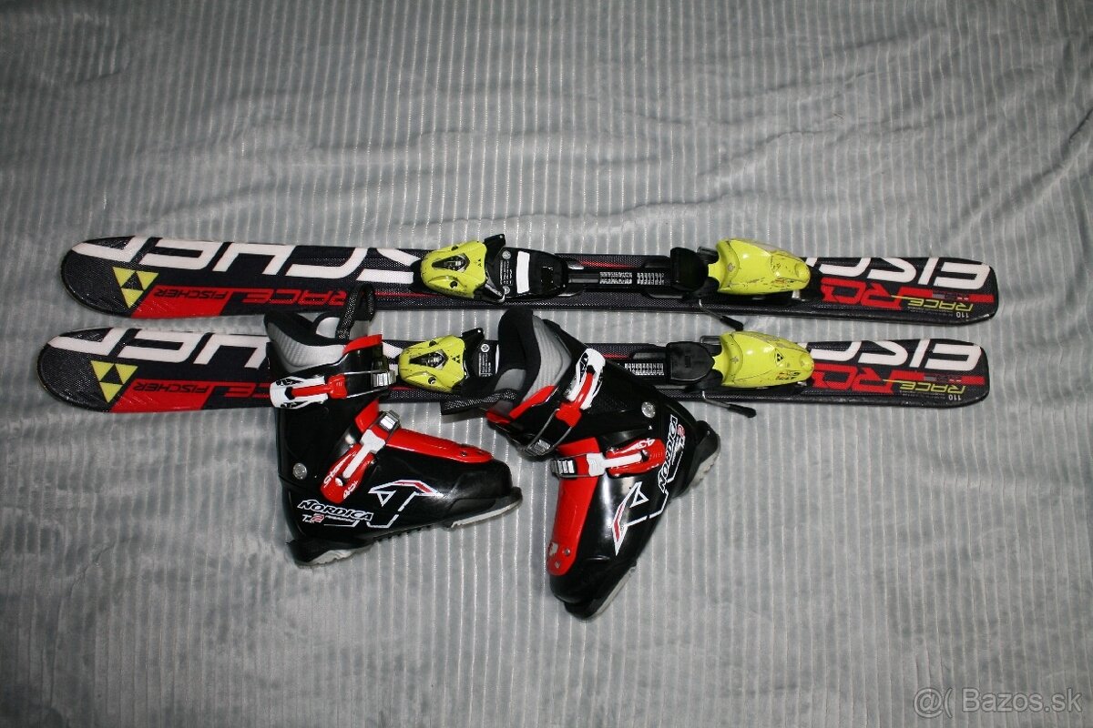 lyže fischer 110 cm , lyžiarky Nordica