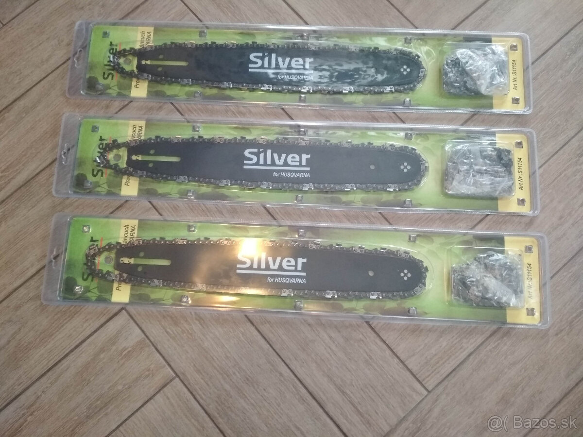 Lišta na motorovú pílu 38 cm,0,325 , 64 článkov+ 2 reťaze -n