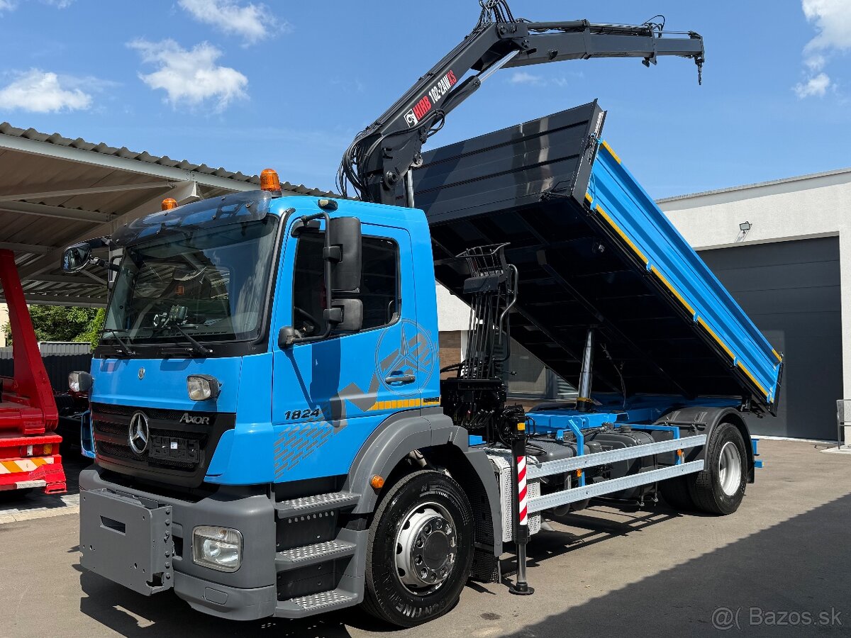 MERCEDES-BENZ AXOR 1824 SKLÁPAČ S3 HYDRAULICKÁ RUKA BLUETEC5