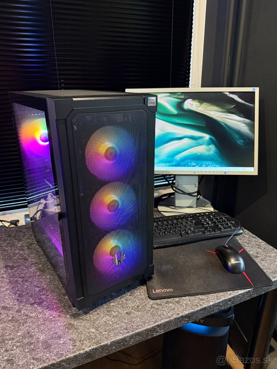 Herný počítač Ryzen 5 5500 /RX 5600 6 GB /1000 SSD/16GB RAM