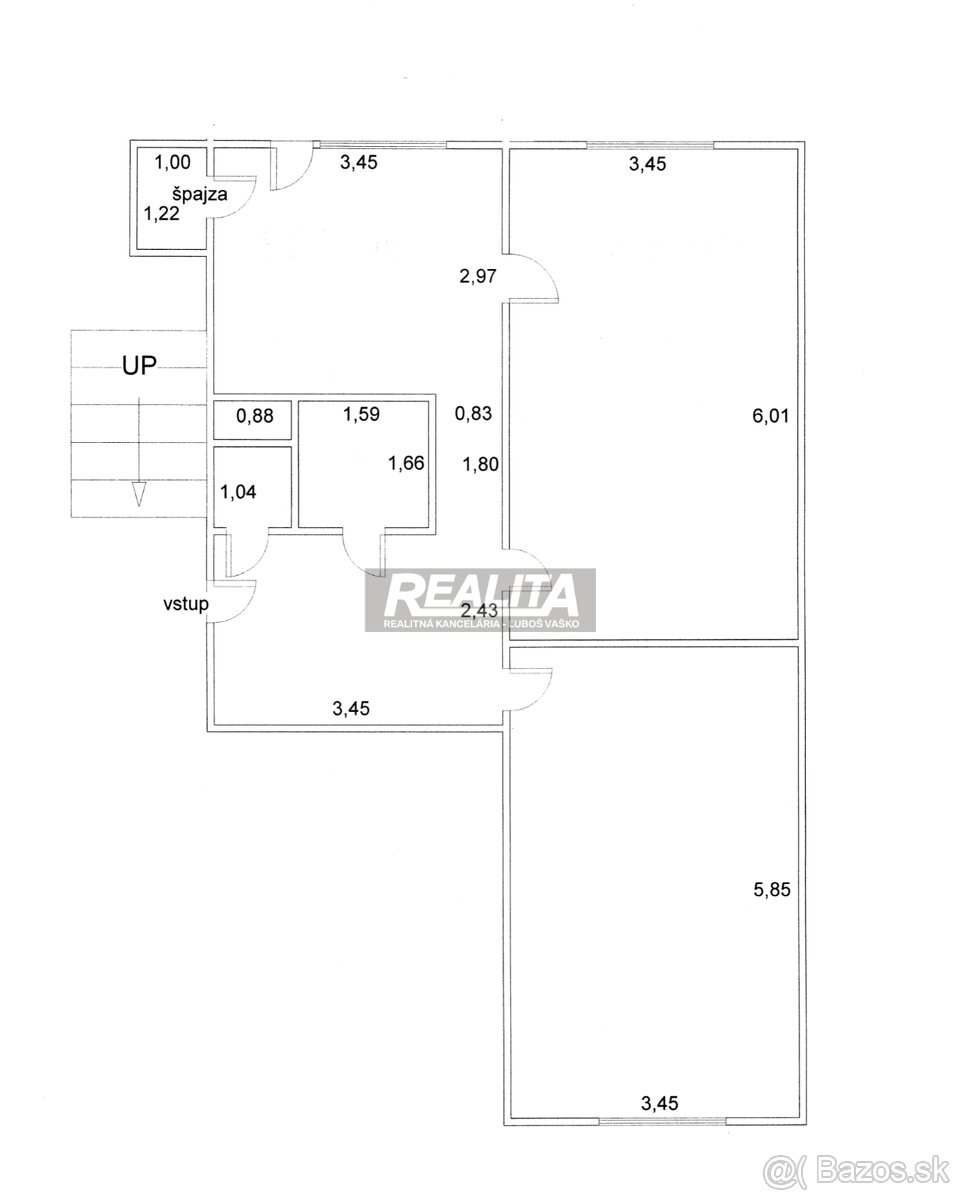 ÚTULNÝ 2-IZBOVÝ BYT V NITRE