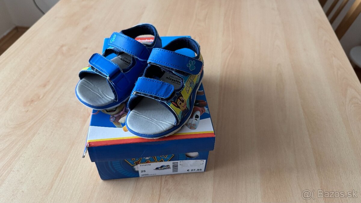 Detské sandálky Labková patrola