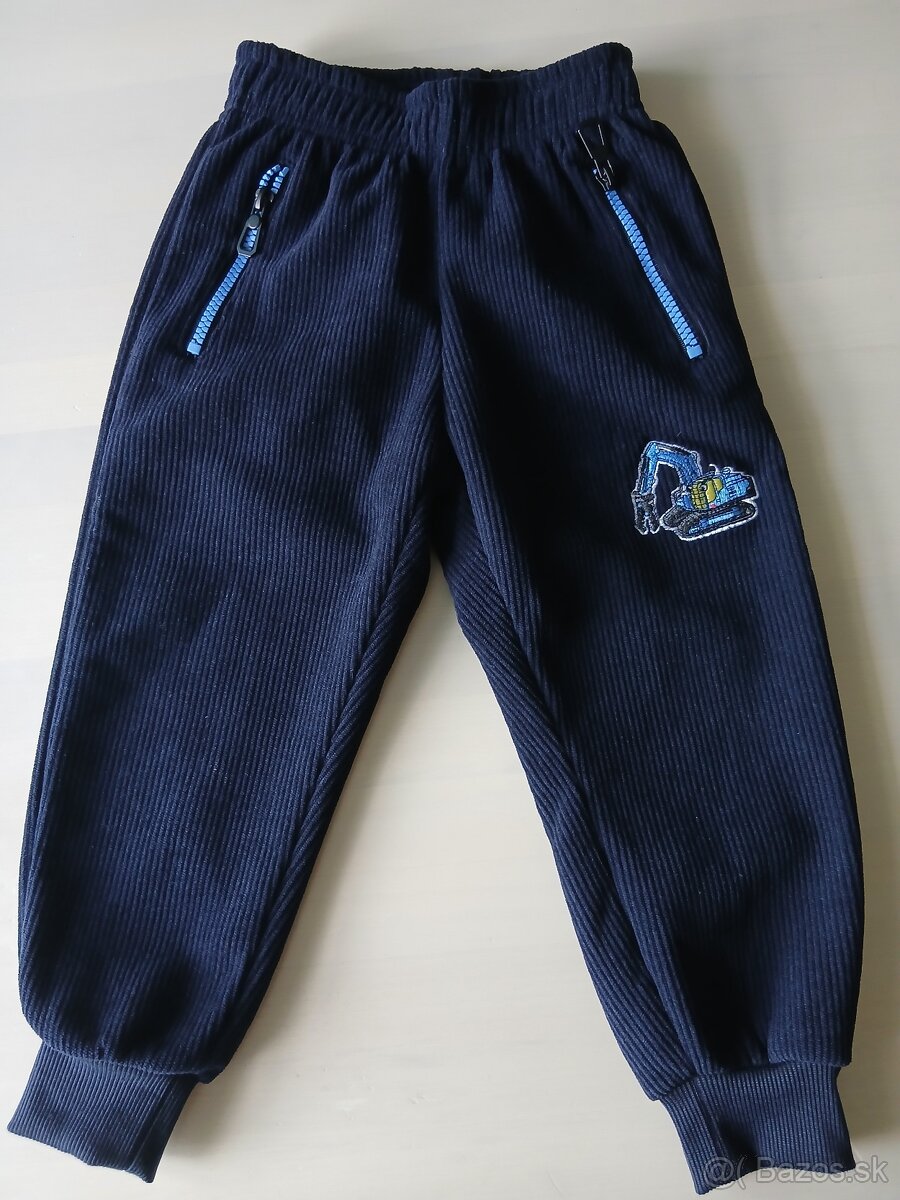 Zateplené nohavice pre chlapca veľ.98