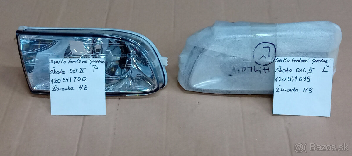 Predám hmlové predné svetlo P + Ľ škoda OCT II.