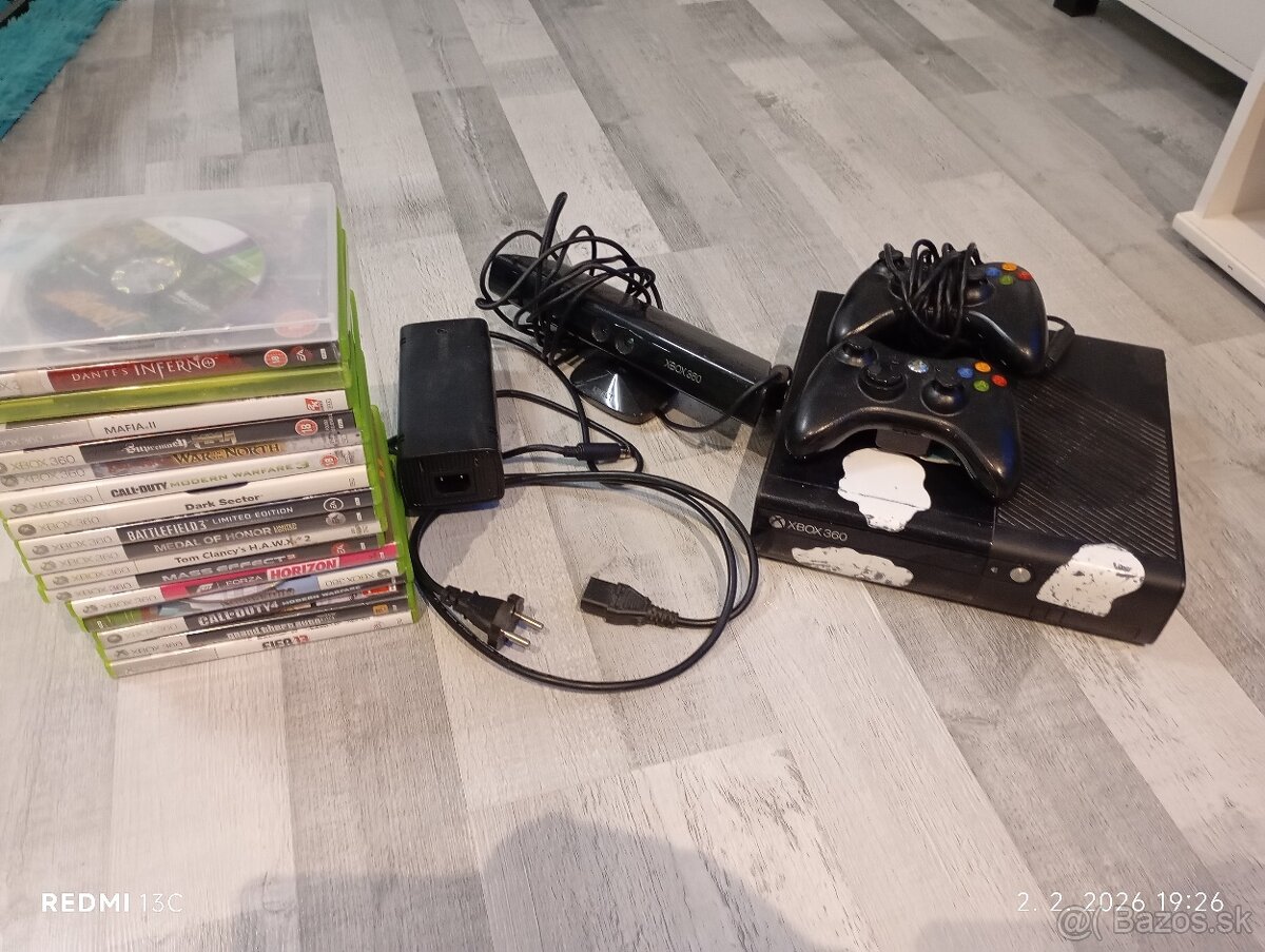 Predám x box 360 z hrami