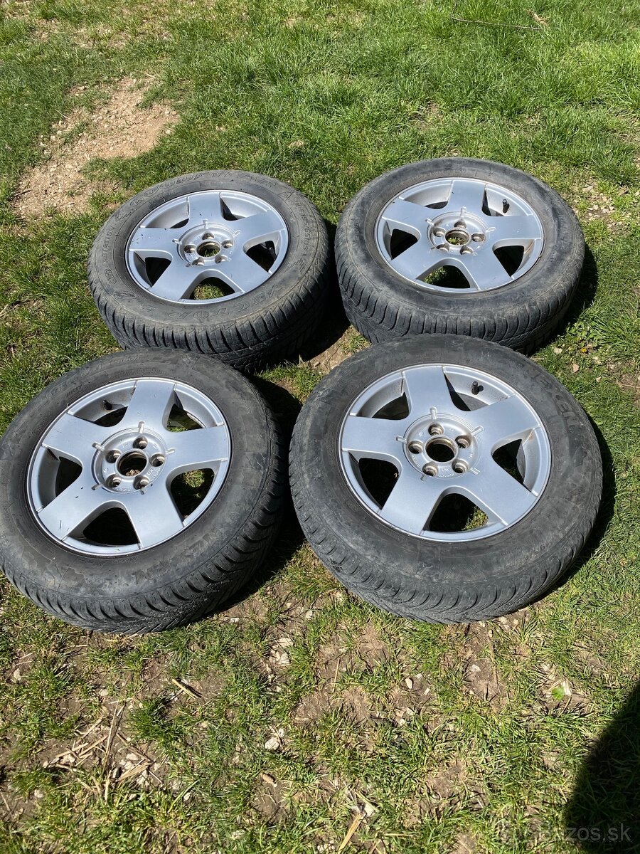 Alu disky 5x100 r15 -Celoročné pne