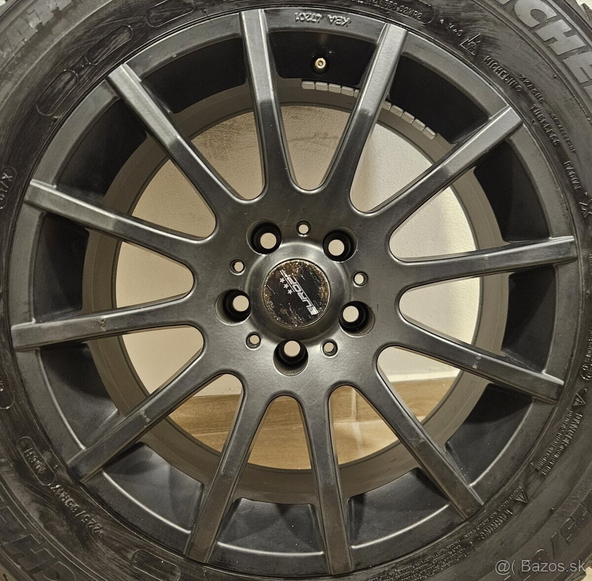 Čierne hliníkové disky - 5x112 r17