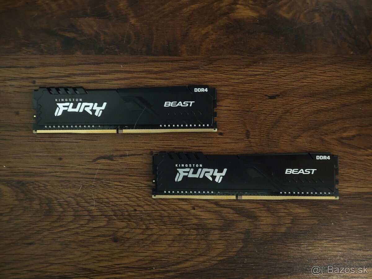 Predám RAM pamäte Kingston Fury 2x8 DDR4