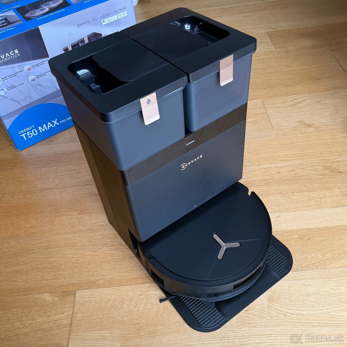 Robotický vysávač 2v1 Ecovacs Deebot T50 MAX Pro, ako NOVÝ