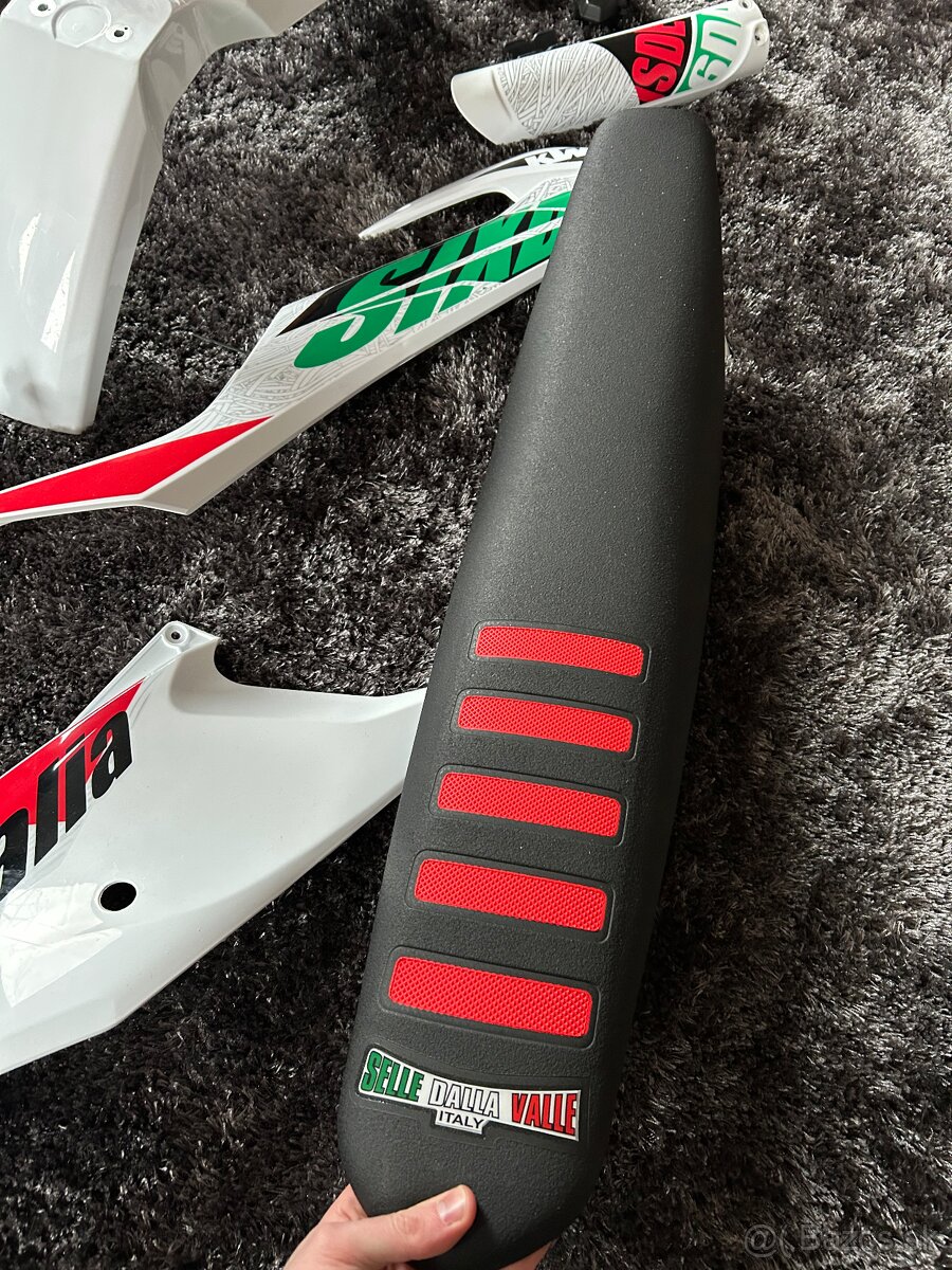 Ktm six days/ selle d. valle sedlo/ poťah