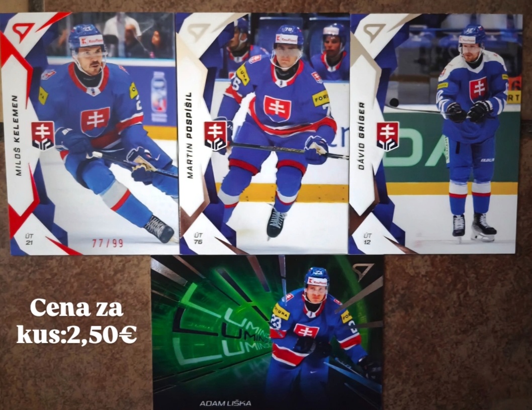 Hokejové kartičky Slovenská reprezentácia