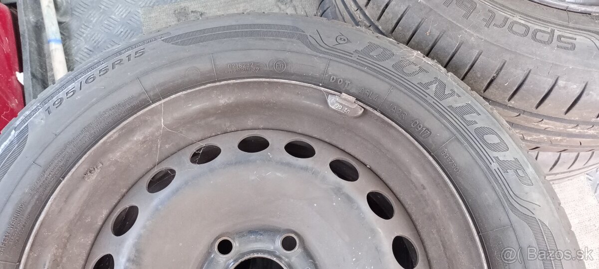 Ponúkam disky 195/65 R15 6,5Jx15H2 ET35 R1-1463
