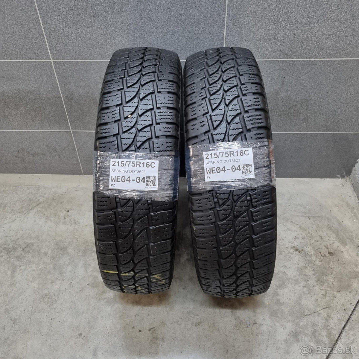Dodávkové zimné 215/75 R16C SEBRING DOT3623