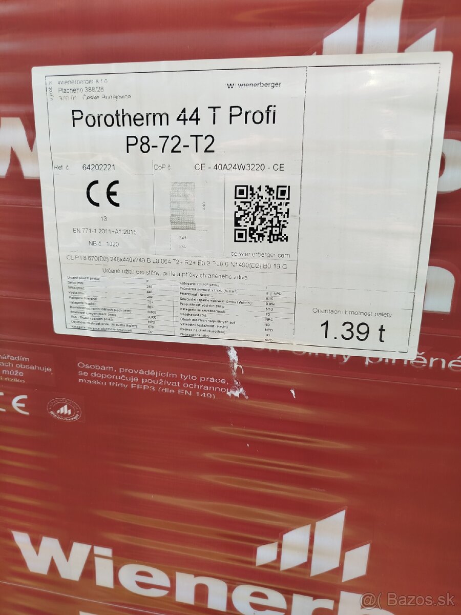 Porotherm t 44